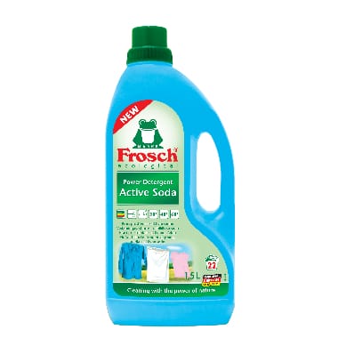 Veļas mazgāšanas līdzeklis Active Soda Frosch, 1,5 L