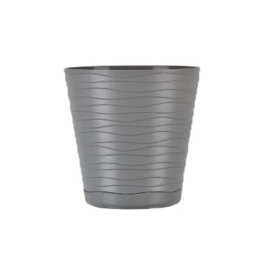 Puķu pods Tedi pelēks, 17 cm