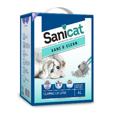 Kaķu smiltis Sanicat, 6 L