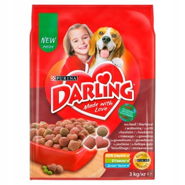 Suņu barība Darling, 3 kg