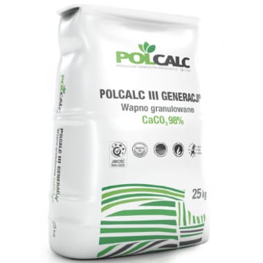 Dārza kaļķis granulēts Polcalc, 25 kg