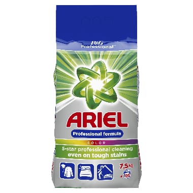 Veļas pulveris Ariel Professional Color, 7,5 kg