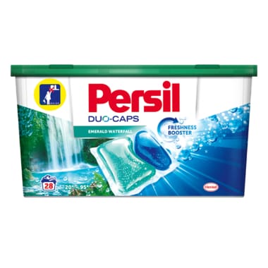 Veļas mazgāšanas kapsulas Persil Emerald Waterfall, 28 gab.