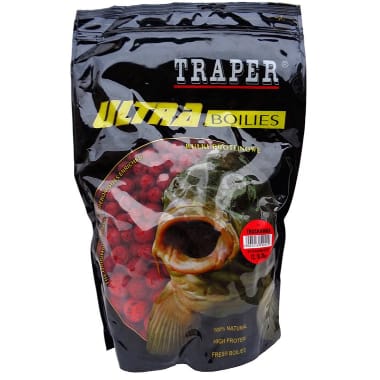 Papildbarība zivīm zemeņu, boilas MIX Traper, 500 g
