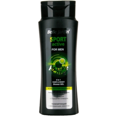 Dušas želeja un šampūns vīriešiem Sport, Belle Jardin, 400 ml