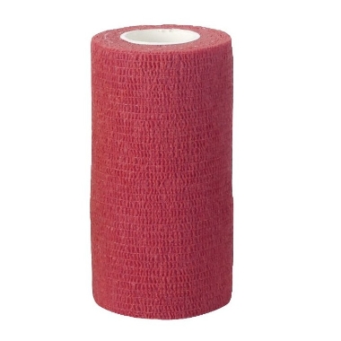 Elastīgā saite sarkana Kerbl,10cm x 4,5 m