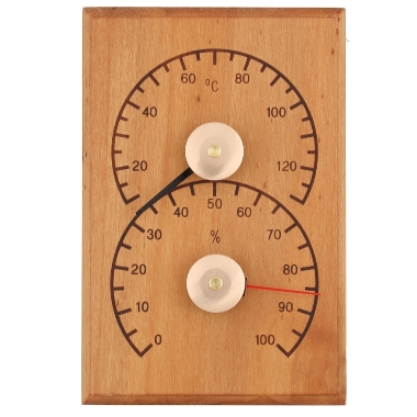 Saunas termometrs/higrometrs 4living, 12x18 cm