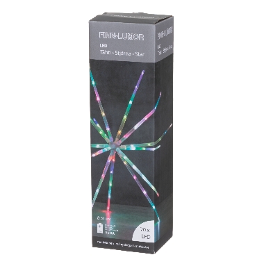Ziemassvētku dekors zvaigzne LED, Finnlumor