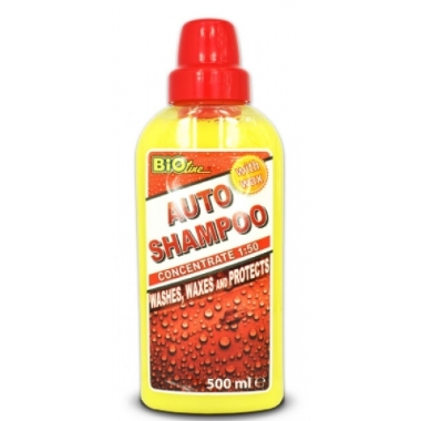 Auto šampūns ar vasku Bioline, 500 ml