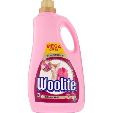 Mazgāšanas līdzeklis vilnas audumiem Woolite Delicate&Wool, 3,6 L