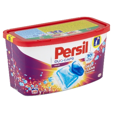 Veļas mazgāšanas kapsulas Persil DUO CAPS color, 28 gab.