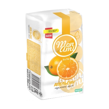Ziepes apelsīnu Mon Ami, 5x70 g