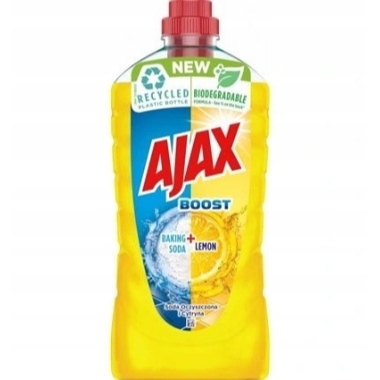 Universāls grīdu mazgāšanas līdzeklis citrona un sodas Ajax, 1 L