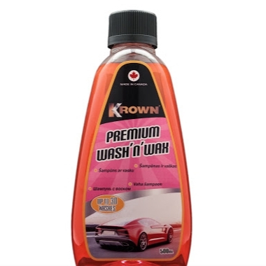 Auto šampūns ar vasku Krown, 500 ml