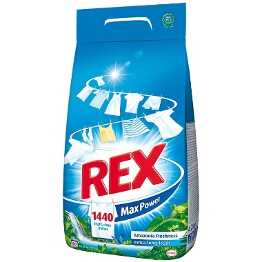 Veļas pulveris Rex Amazonia Freshness White, 4,2 kg