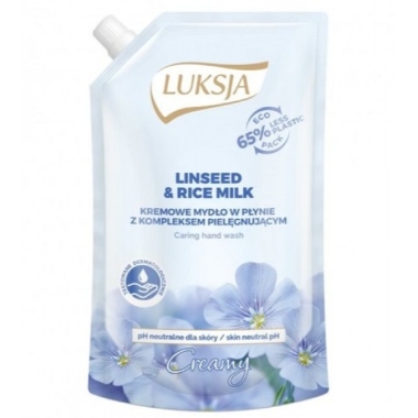 Šķidrās ziepes Luksja Rīsu piena, 400 ml