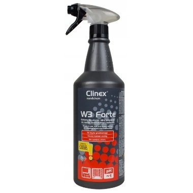 Santehnikas un vannas istabas tīrīšanas līdzeklis Clinex W3 Forte, 1 L