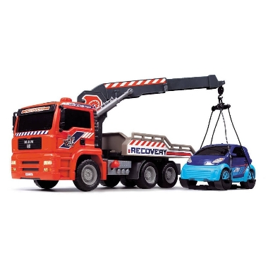 Rotaļu kravas auto ar pacēlāju + auto, Dickie Toys