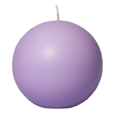 Lodes formas svece gaiši violeta, Diana sveces, 8 cm