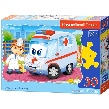 Puzle ambulance, Castorland, 30 gab.