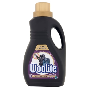 Veļas mazgāšanas līdzeklis tumšai veļai Woolite, 0,9 L