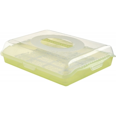 Plastmasas kūku kaste zaļa, Keeeper
