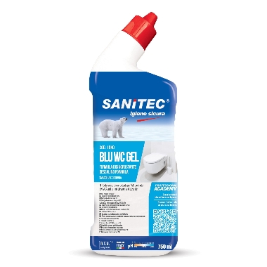 Tualetes tīrīšanas līdzeklis WC Blue gel Sanitec, 750 ml