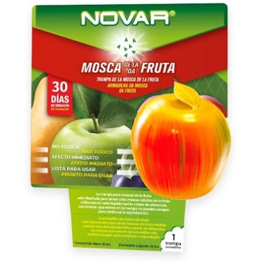 Līdzeklis augļu mušiņu iznīcināšanai Novar Apple Eco Trap, 15 ml