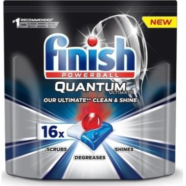 Tabletes trauku mazgāšanas mašīnai Quantum Finish, 16 gab.