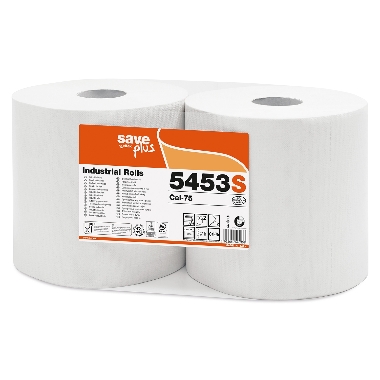 Industriālie papīra dvieļi balti 1000 loksnes Celtex, 1 gab.