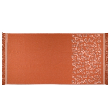 Pirts dvielis Rento, oranžs, 78x150 cm