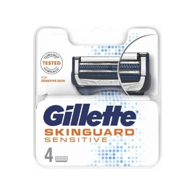 Skuvekļa kasetes Gillette SkinGuard Sensitive, 4 gab.
