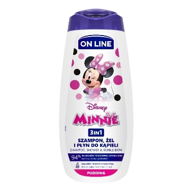 Šampūns 3in1 bērniem Minnie, On Line, 400 ml
