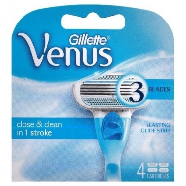 Skūšanās kasetes Venus Gillette, 4 gab.