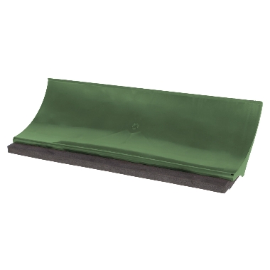 Kūtsmēslu skrāpis plastmasas ar gumiju zaļš 46 cm, Kerbl