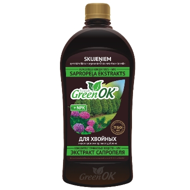 Sapropeļa ekstrakts skujeņiem, Green Ok, 750 ml