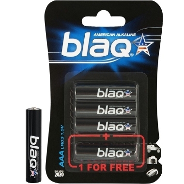 Baterijas Blaq AAA, 1.5 V, 4 gab.