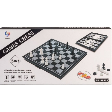 Magnētiskais šahs - dambrete - bekgemons, Smily Play