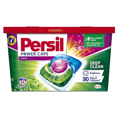 Veļas mazgāšanas kapsulas Power-Caps Color Persil, 14 gab.