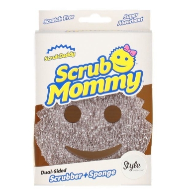 Tīrīšanas sūklis Scrub Mommy pelēks, 1 gab.