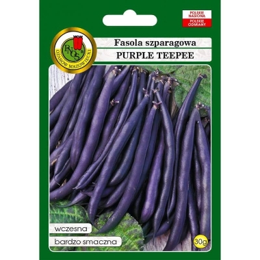 Sparģeļu pupiņas Purple Teepee, 30 g