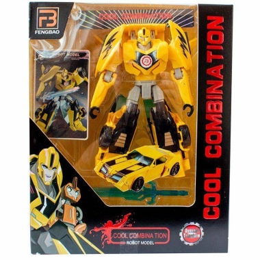 Dzeltens robots transformers