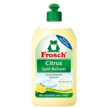 Trauku mazgāšanas līdzeklis ar citronu aromātu, Frosch, 500 ml
