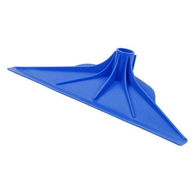 Kūtsmēslu skrāpis trīsstūra plastmasas zils 35 cm, DeLaval
