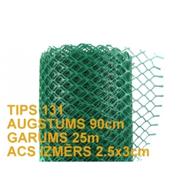 Plastmasas žogs zaļš 90cm x 25m, Expo-Net
