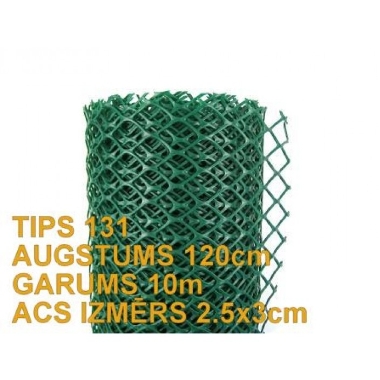 Plastmasas žogs zaļš 120cm x 10m, Expo-Net