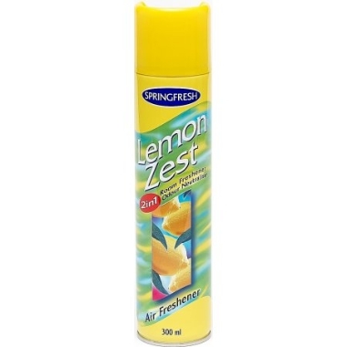 Gaisa atsvaidzinātājs ar citronu smaržu Springfresh, 300 ml