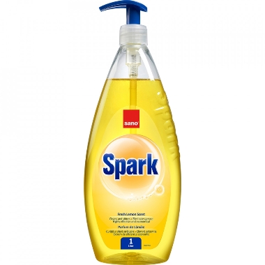 Trauku mazgāšanas līdzeklis Spark Lemon Sano, 1 L