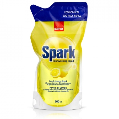 Trauku mazgāšanas līdzeklis Spark Lemon Sano, 500 ml
