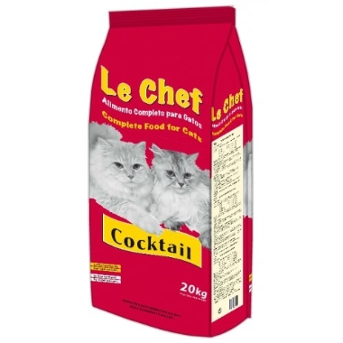 Sausā barība pieaugušiem kaķiem ar vistu Coctail Le Chef, 1 kg